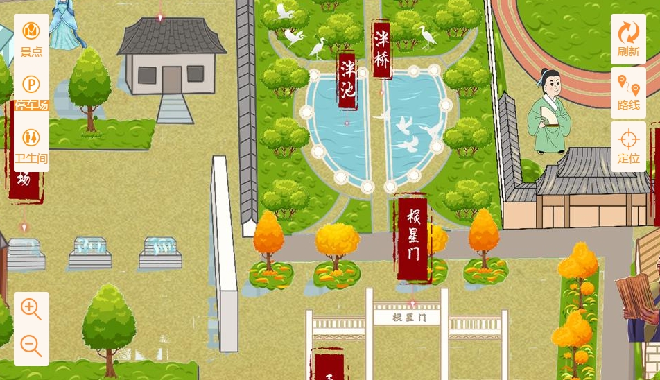 惠山手绘地图景区语音讲解导览系统：智慧景区建设的基石